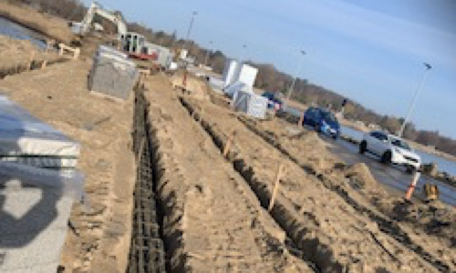 Byggemodning og belægningsarbejde